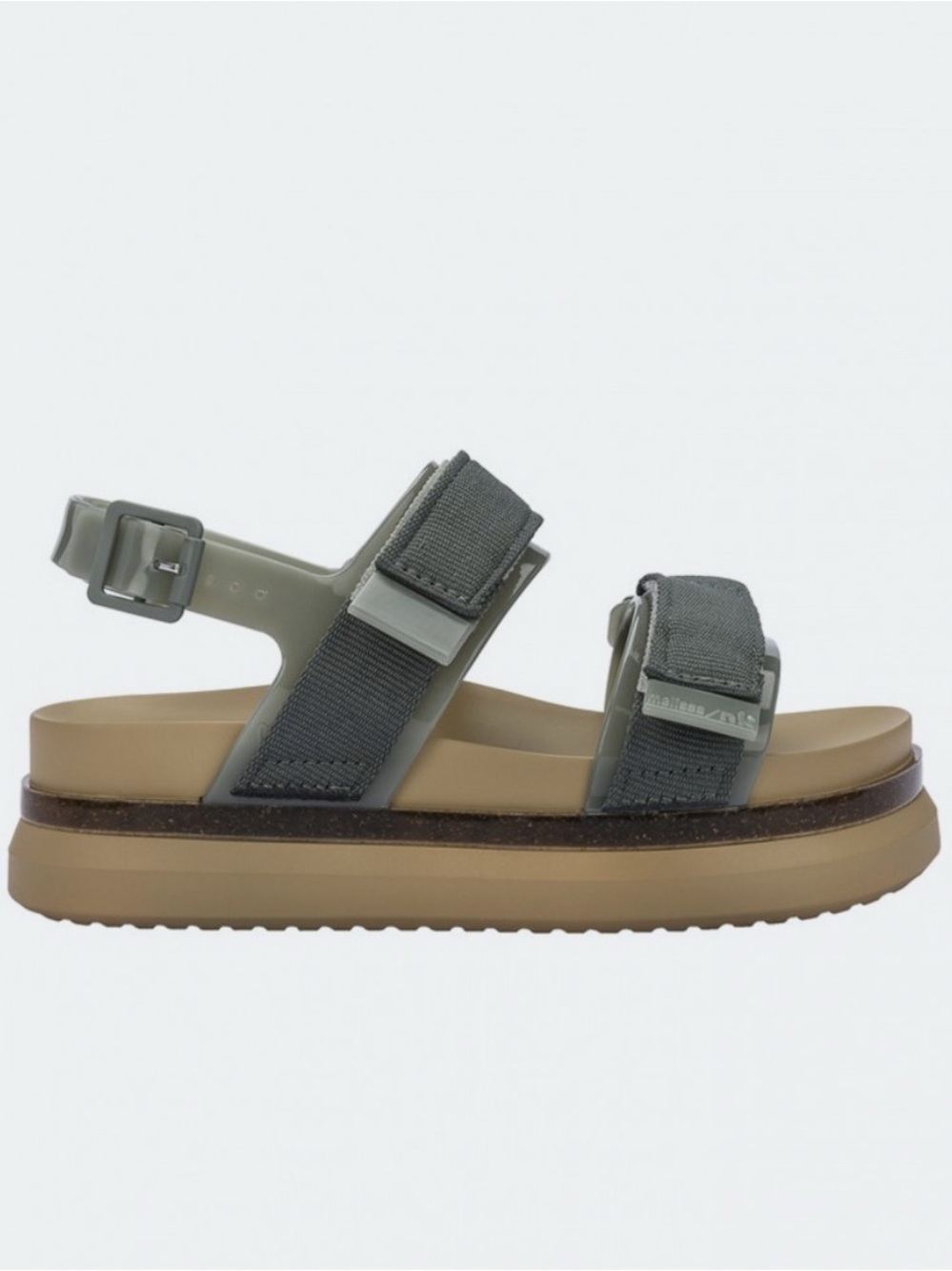 Melissa X NK store cosmic sandal women’s platform sandals green beige